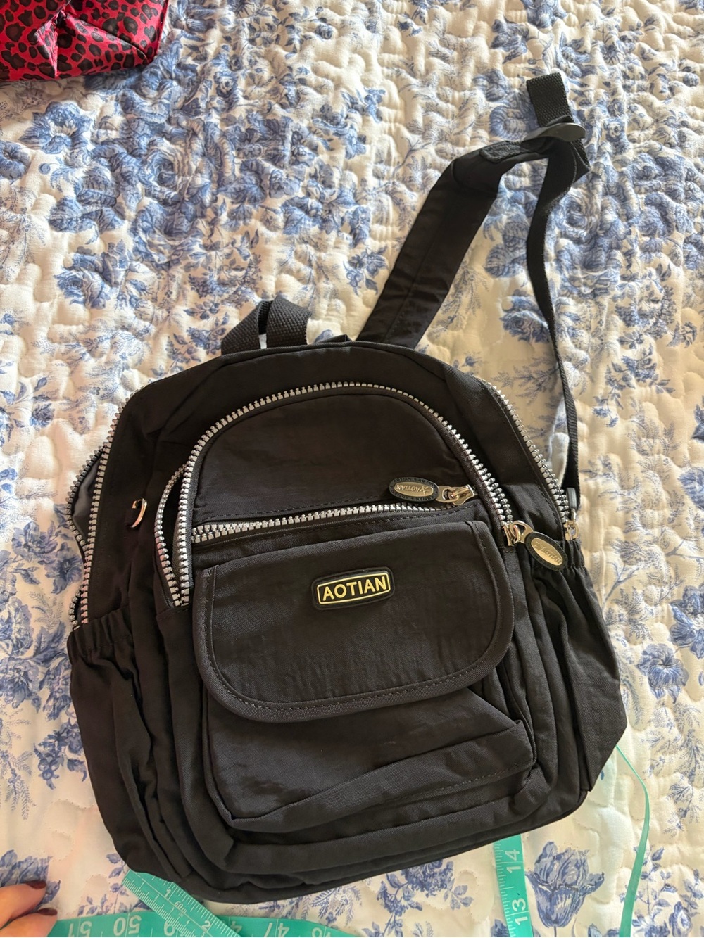 Black AOTIAN Compact Backpack